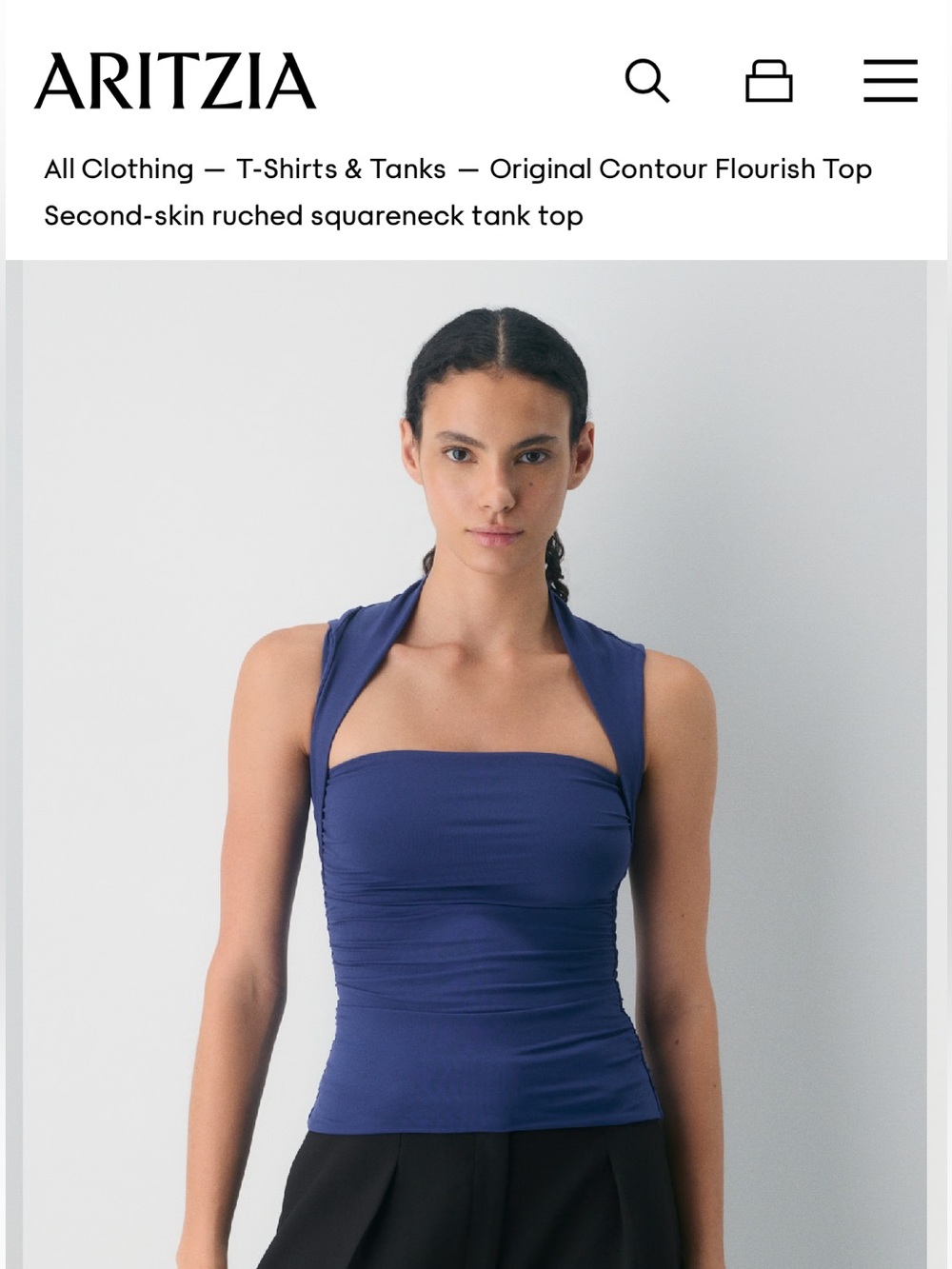 Aritzia Contour Flourish Top